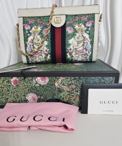 Gucci x Yuko Higuchi Limited Edition Ophidia Small Chain Shoulder Bag White