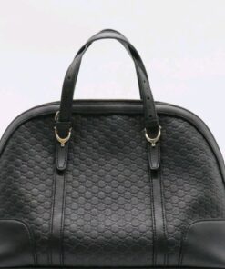 Gucci Dome Micro Guccissima Black Medium Handbag