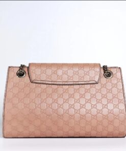 Alternative view of Gucci Guccissima Horsebit Large Emily Shoulder Bag Pink