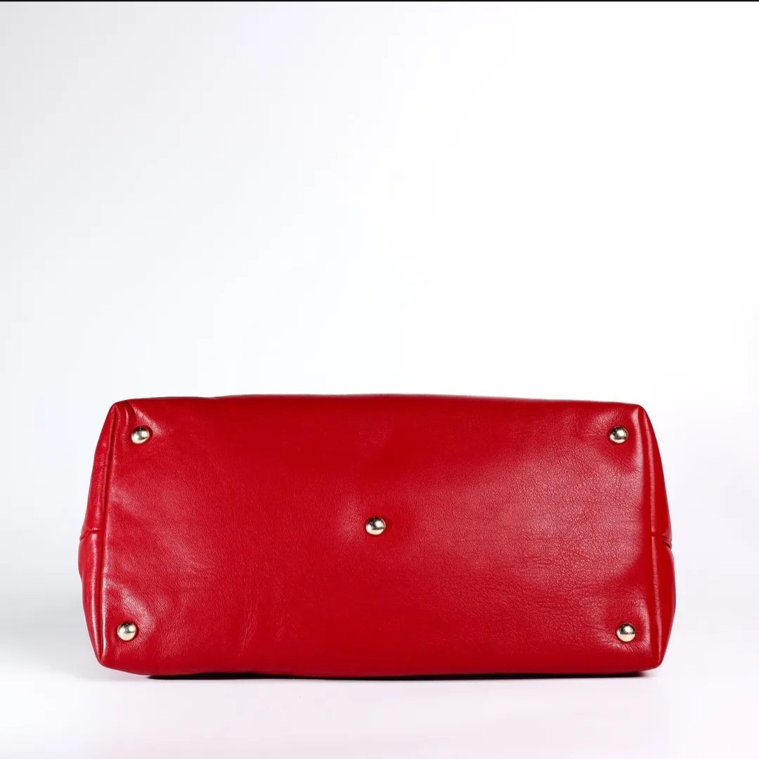 Gucci Micro Guccissima Tote/Shoulder Bag Red Valentine - Image 3