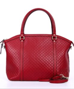Alternative view of Gucci Micro Guccissima Dome Red