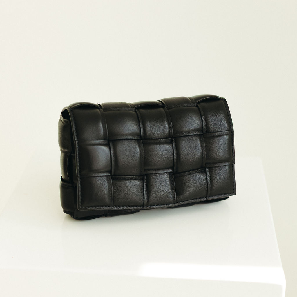 Bottega Veneta Padded Cassette Bag Black