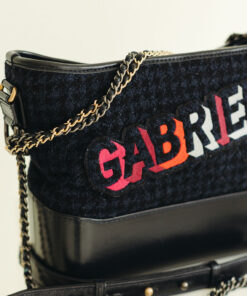 Alternative view of Chanel Gabrielle Hobo in Black Tweed With Leather Trim