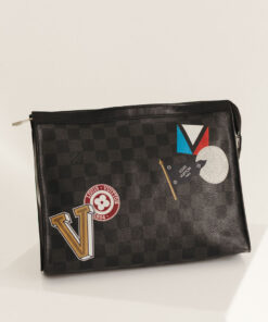 Alternative view of Louis Vuitton Pochette Voyage Limited Edition Damier Graphite League MM