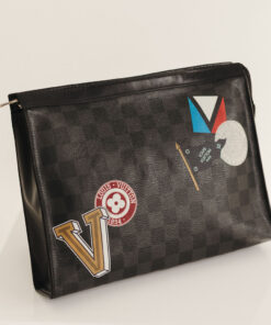 Louis Vuitton Pochette Voyage Limited Edition Damier Graphite League MM