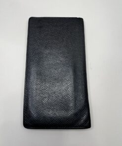Alternative view of Louis Vuitton Brazza Long Wallet in Taiga Leather Black