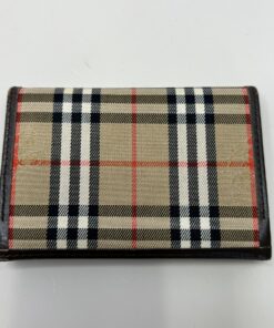 Alternative view of Burberry Haymarket Card Holder Wallet