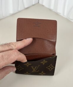 Louis Vuitton Monogram Canvas Envelope Business Card Holder