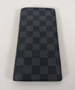 Louis Vuitton Brazza Wallet in Damier Graphite Canvas