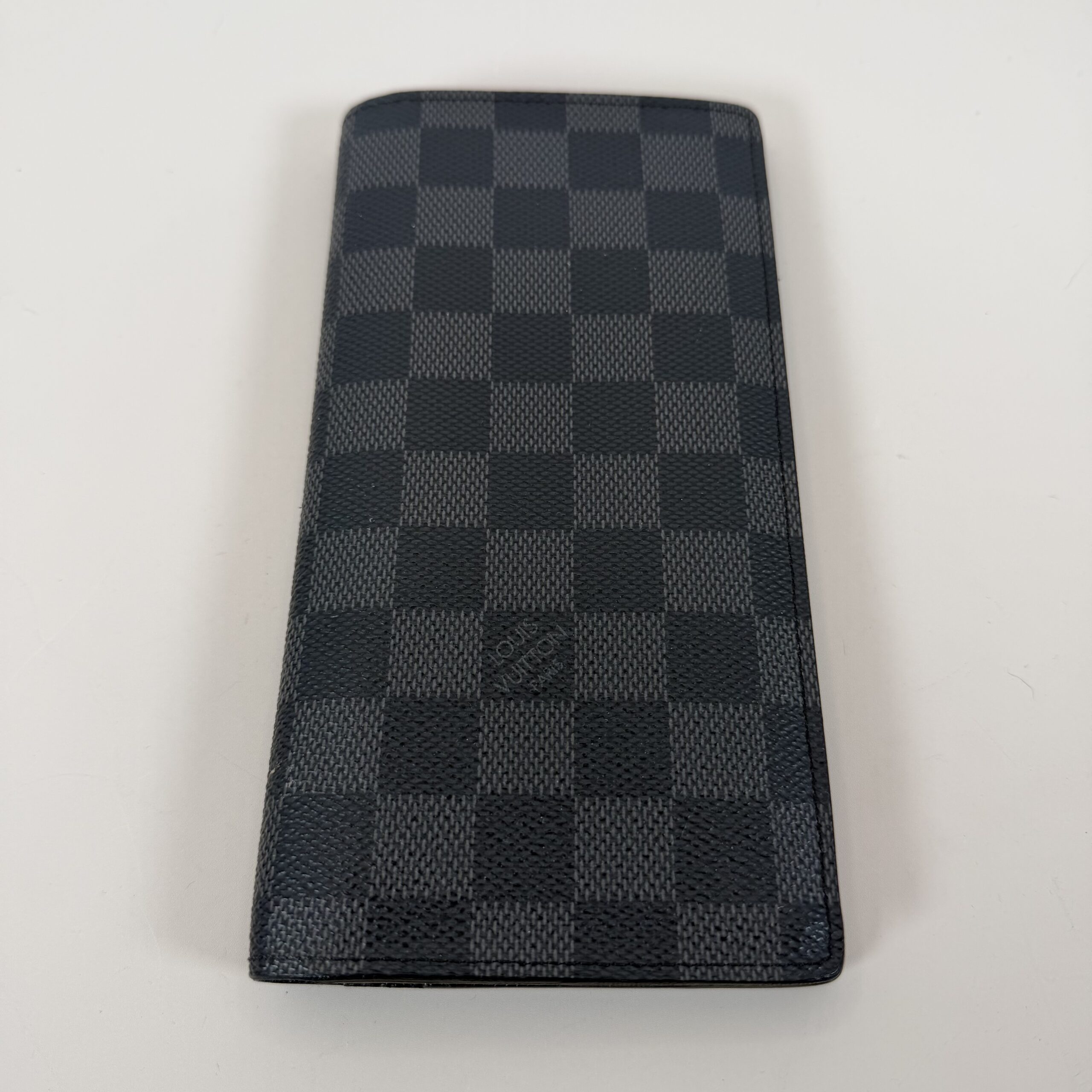 Louis Vuitton Brazza Wallet in Damier Graphite Canvas