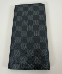 Alternative view of Louis Vuitton Brazza Wallet in Damier Graphite Canvas