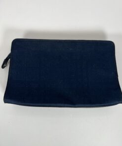 Burberry Black Pouch with Leather Trim - Image 3