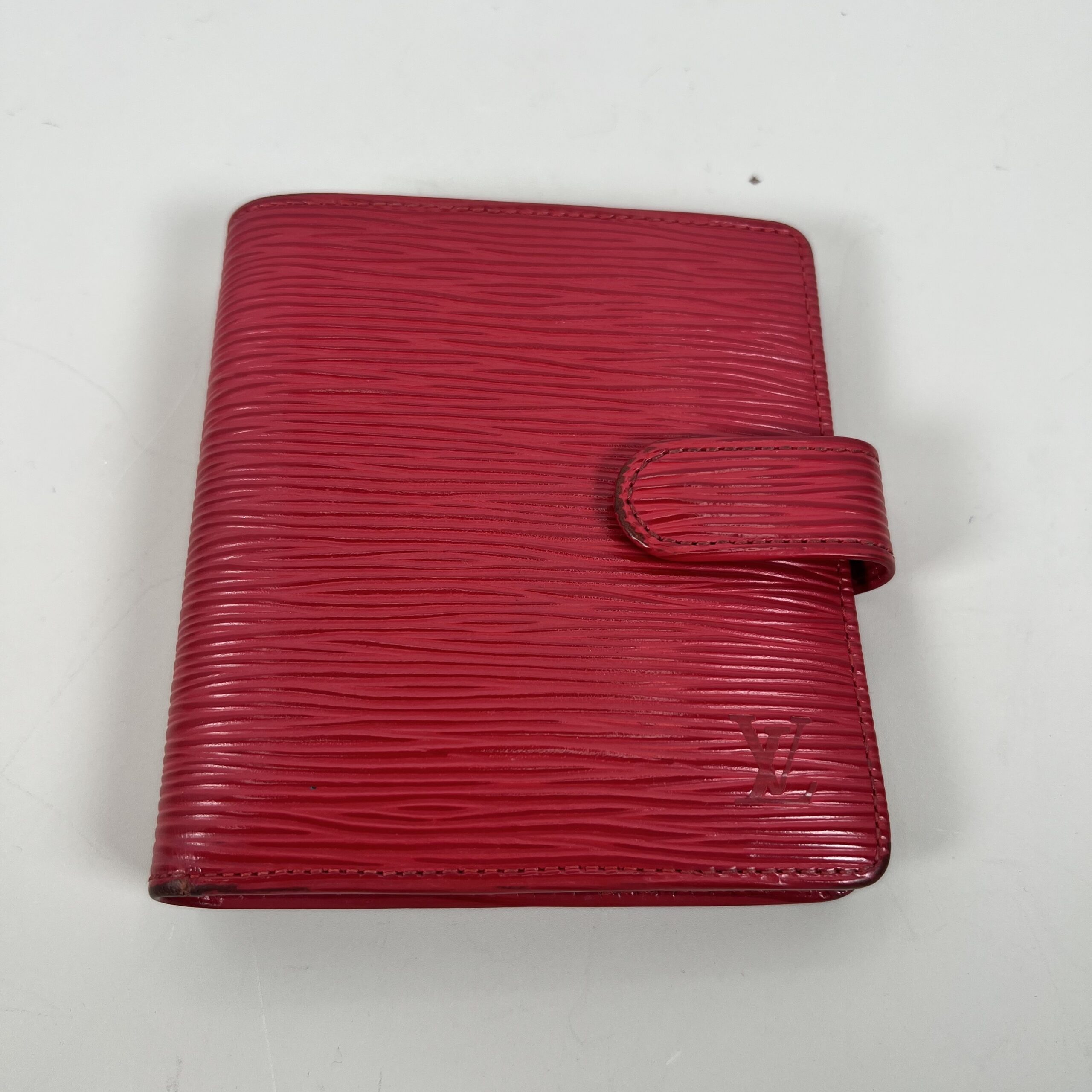 Louis Vuitton Red Epi Leather Compact Wallet