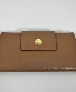 Bvlgari Bvlgari Brown Leather Long Continental Wallet