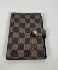 Louis Vuitton Damier Ebène Agenda PM Planner Cover