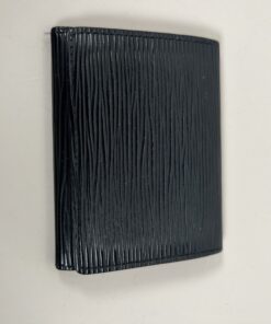 Louis Vuitton Black Epi Leather Card Case