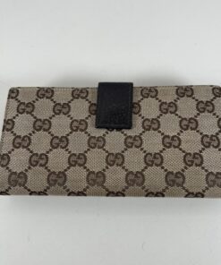 Alternative view of Gucci Brown GG Canvas "Eclipse" Continental Long Wallet
