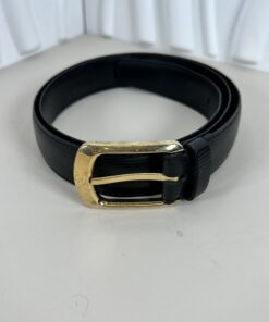 Louis Vuitton Epi Leather Ceinture Belt with Gold-Tone Buckle Size 85/34