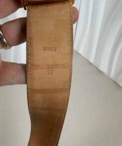 Alternative view of Louis Vuitton LV Initiales 40mm Damier Azur Belt, Size 85/34