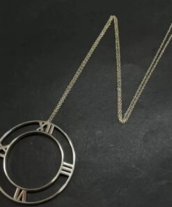 Tiffany & Co. Atlas Open Circle Pendant Necklace