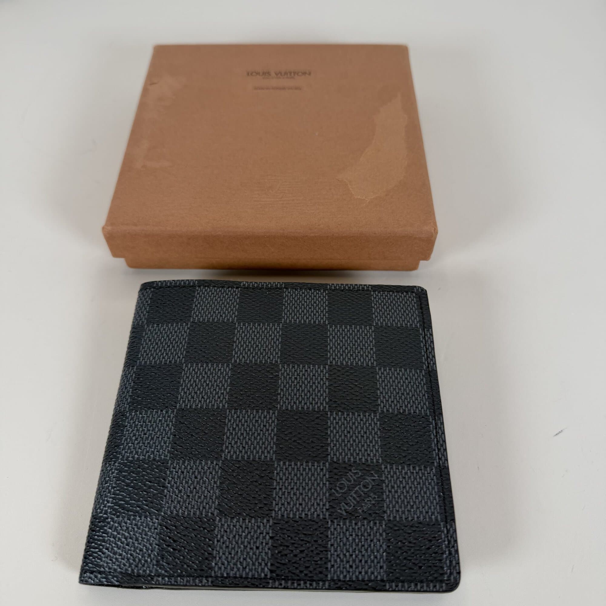 LOUIS VUITTON Damier Graphite Canvas bifold wallet