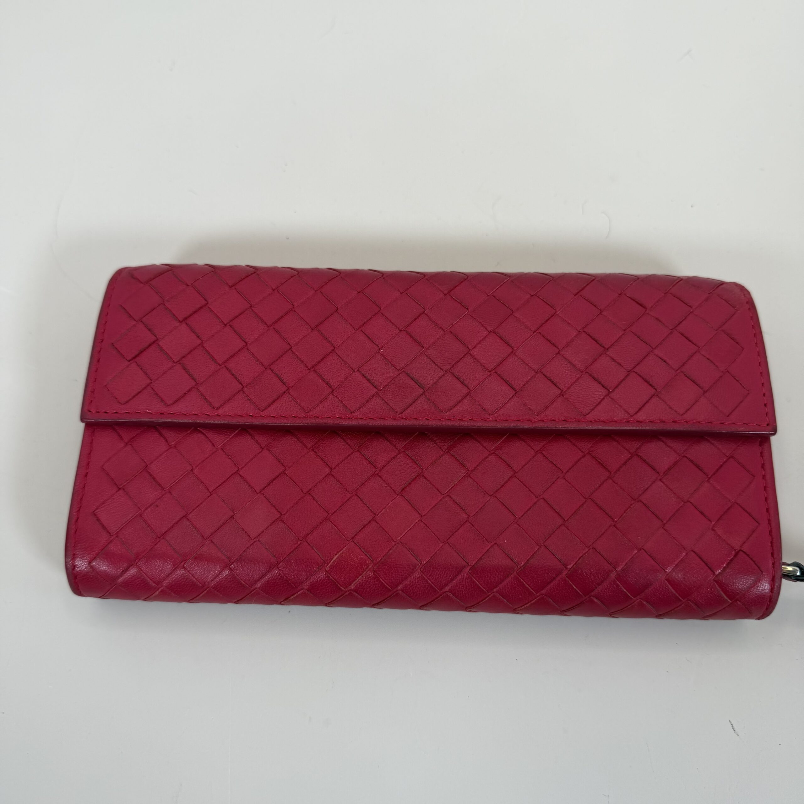 Bottega Veneta continental wallet - Red