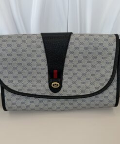 Gucci Micro GG Supreme Sherry Line Clutch Bag