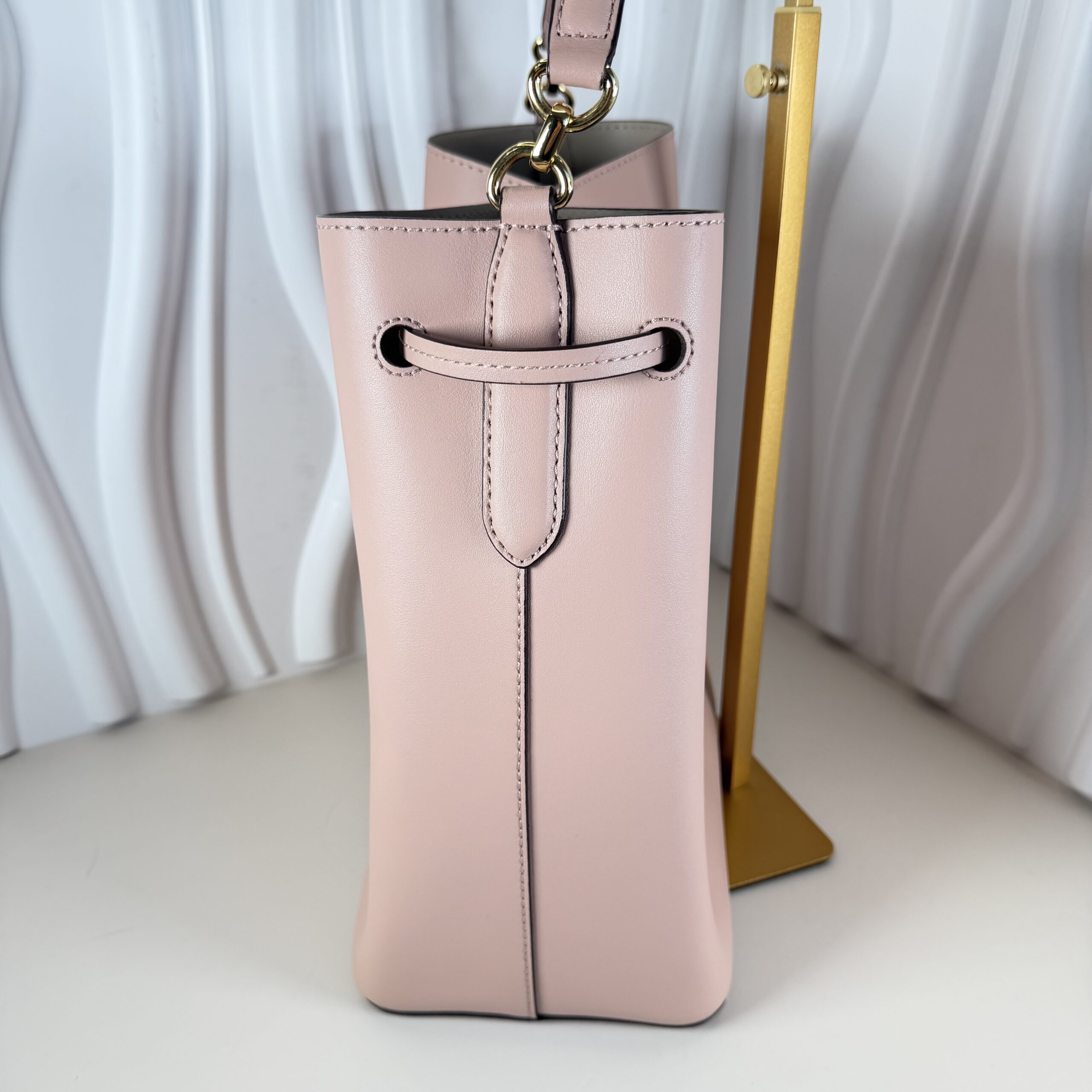Lauren Ralph Lauren Dryden Debby II Mini Drawstring Bucket Bag - Image 3