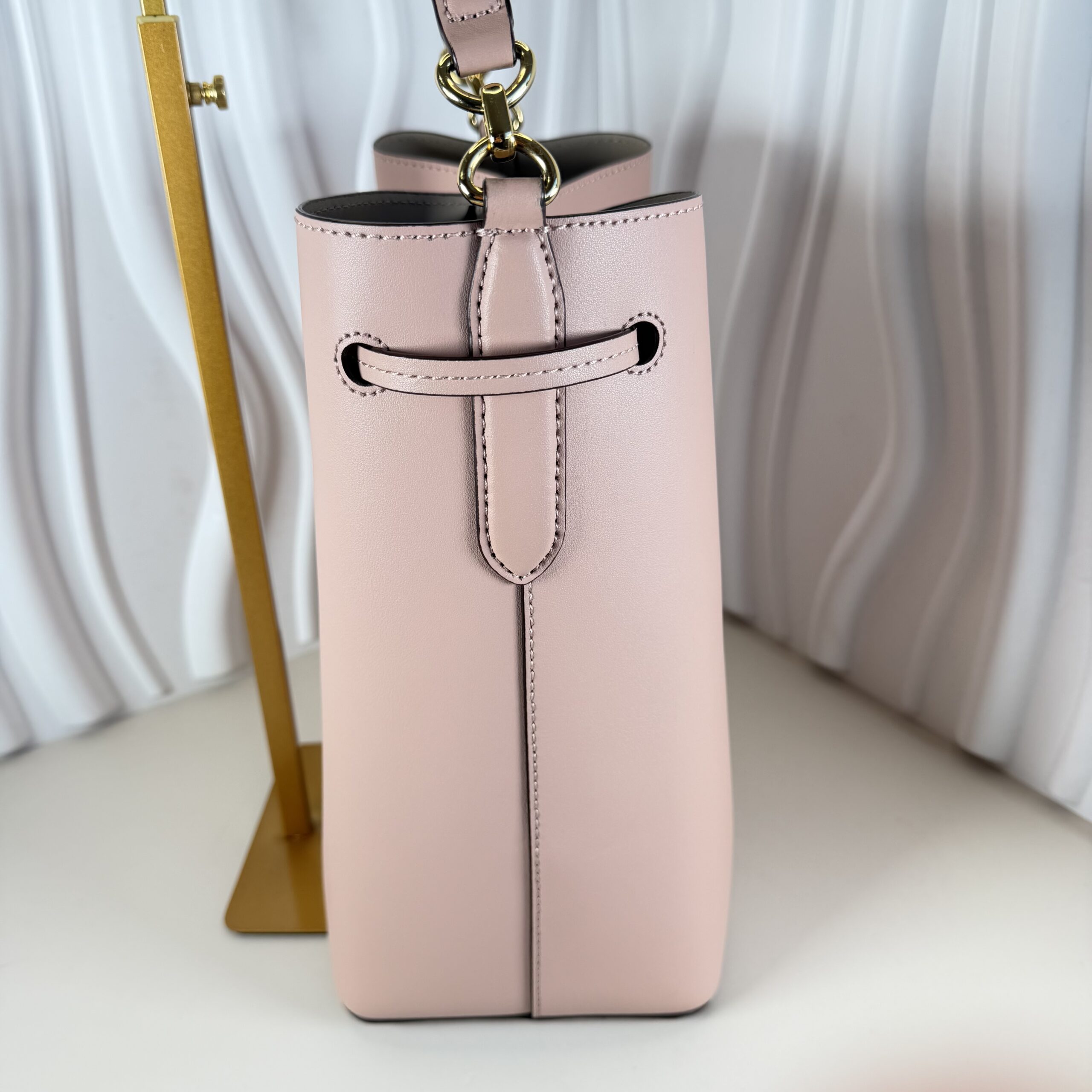 Lauren Ralph Lauren Dryden Debby II Mini Drawstring Bucket Bag - Image 4