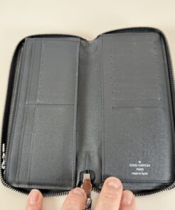 Louis Vuitton Zippy Vertical Wallet in Monogram Eclipse - Image 6