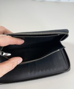 Louis Vuitton Zippy Vertical Wallet in Monogram Eclipse - Image 7