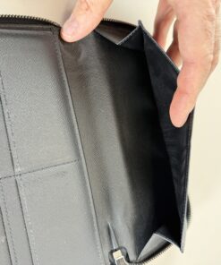 Louis Vuitton Zippy Vertical Wallet in Monogram Eclipse - Image 9