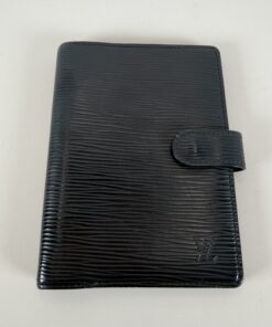 Louis Vuitton Black Epi Agenda PM