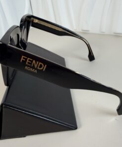 Alternative view of Fendi Roma Square Acetate Sunglasses (FE40101I)