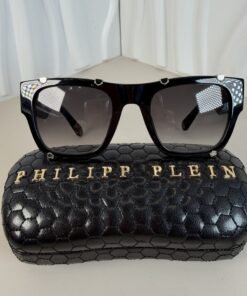 Philipp Plein Plein Icon Hexagon Sunglasses SPP042W - Black