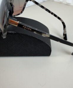 Alternative view of Prada Heritage Square Sunglasses PR 10VS - Grey Tortoiseshell w/ Brown Gradient Lenses