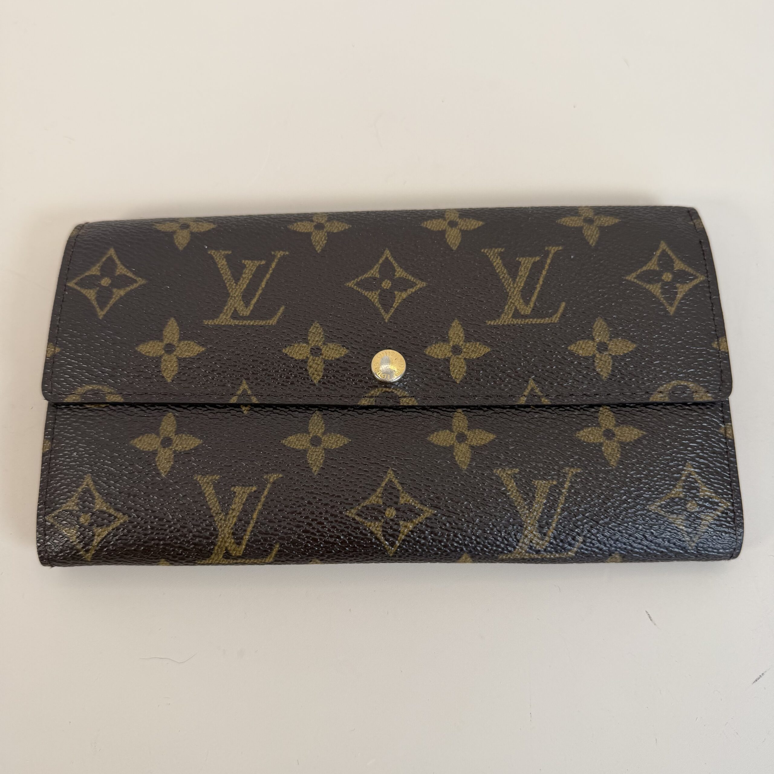 Louis Vuitton Monogram Sarah Long Wallet