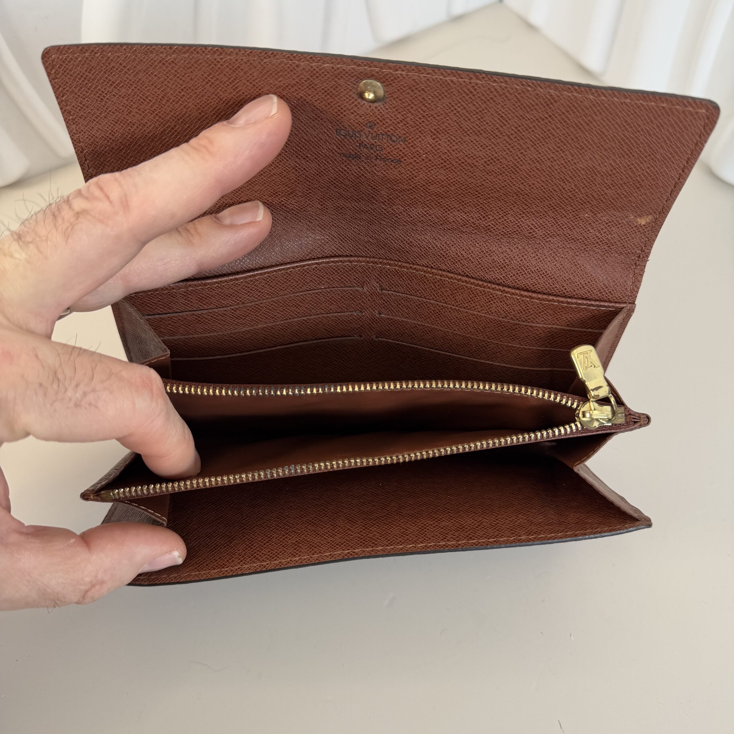Louis Vuitton Monogram Sarah Long Wallet - Image 2