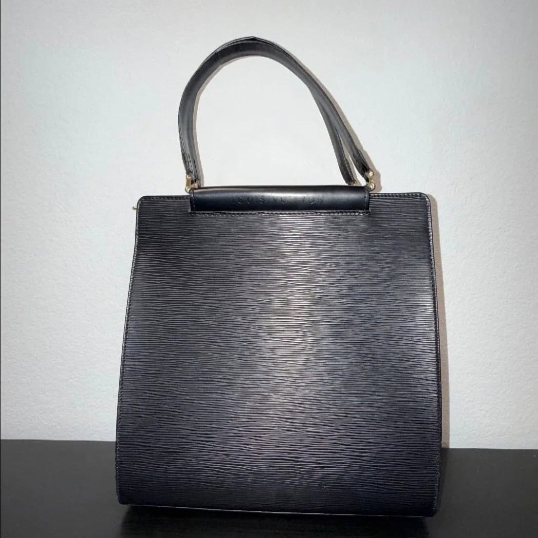 Louis Vuitton Figari MM Handbag – Black Epi Leather