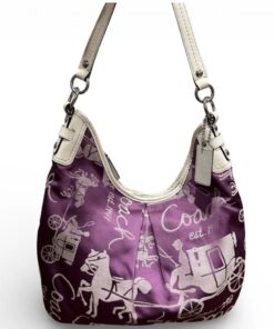 Coach Horse & Carriage Hobo Shoulder Bag.