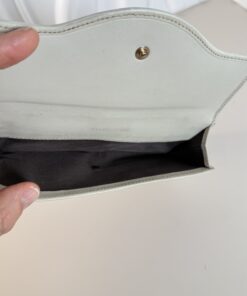 Gucci GG Canvas & White Leather Long Wallet with Interlocking G - Image 3