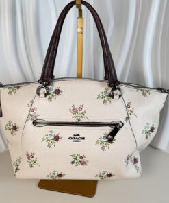 Coach Prairie Satchel in Chalk Floral Print