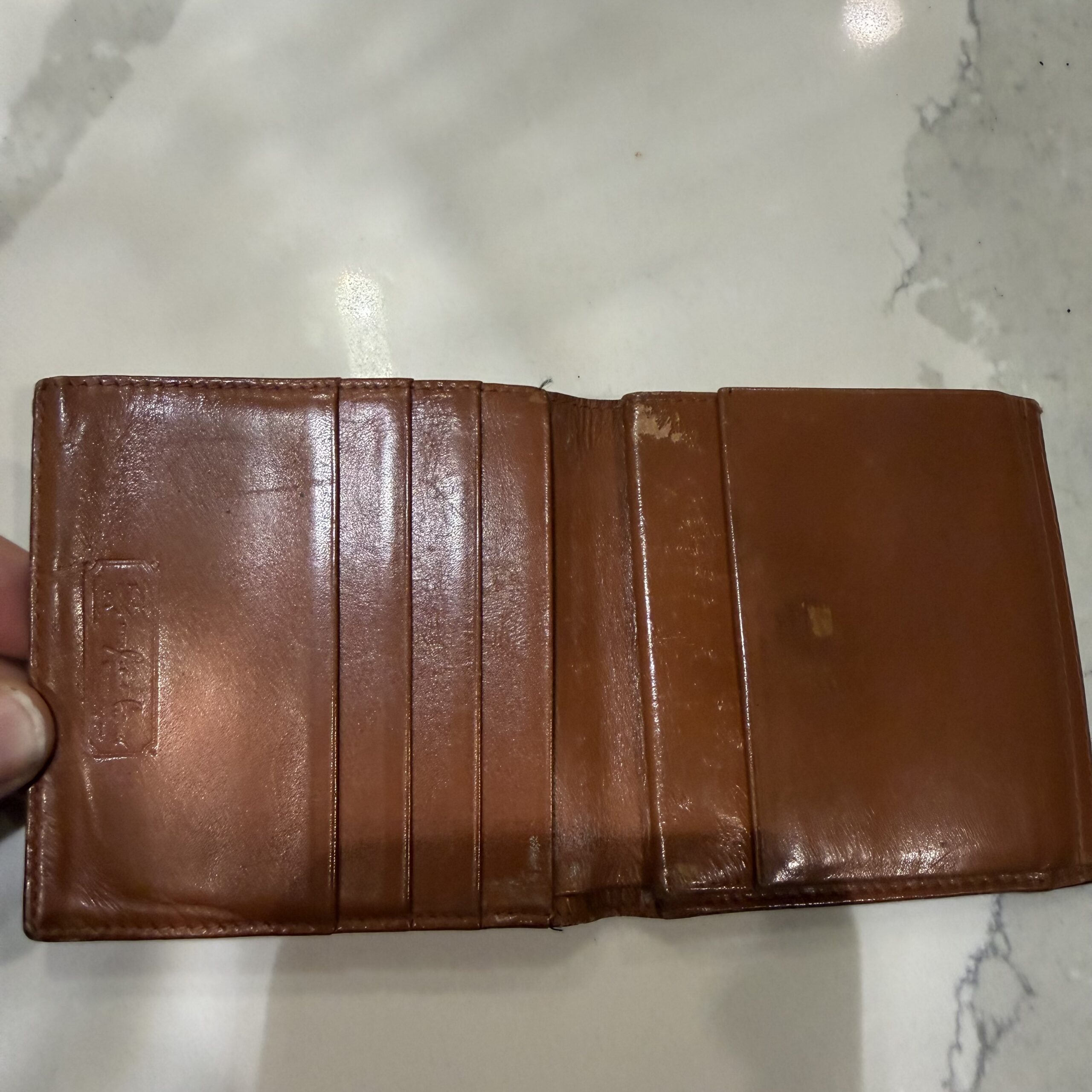 MCM Cognac Visetos Monogram Bifold Wallet - Image 3