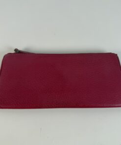 Alternative view of Paul Smith Red Leather Long Flap Wallet with Zipper Compartment