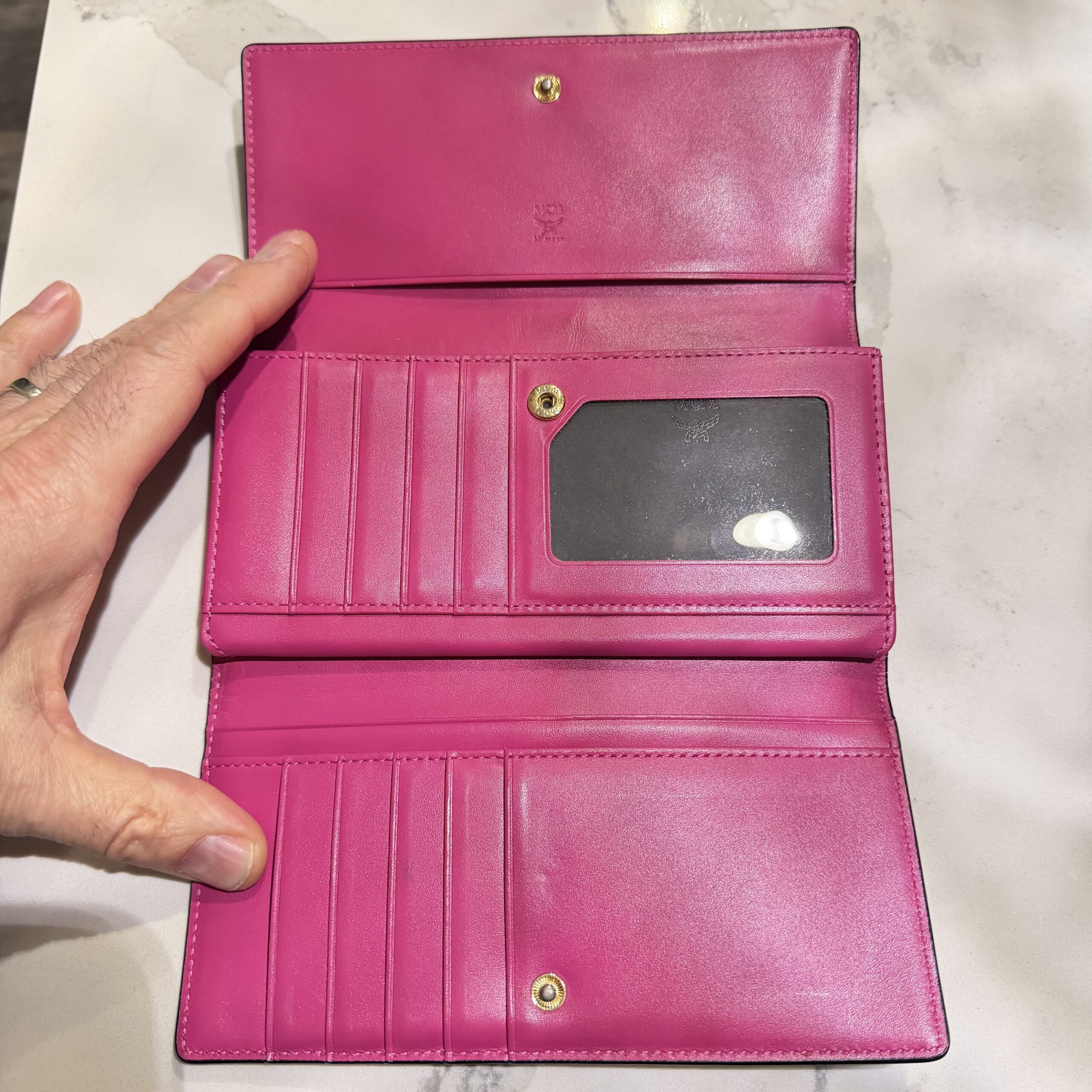 MCM Mina Trifold Wallet - Image 2
