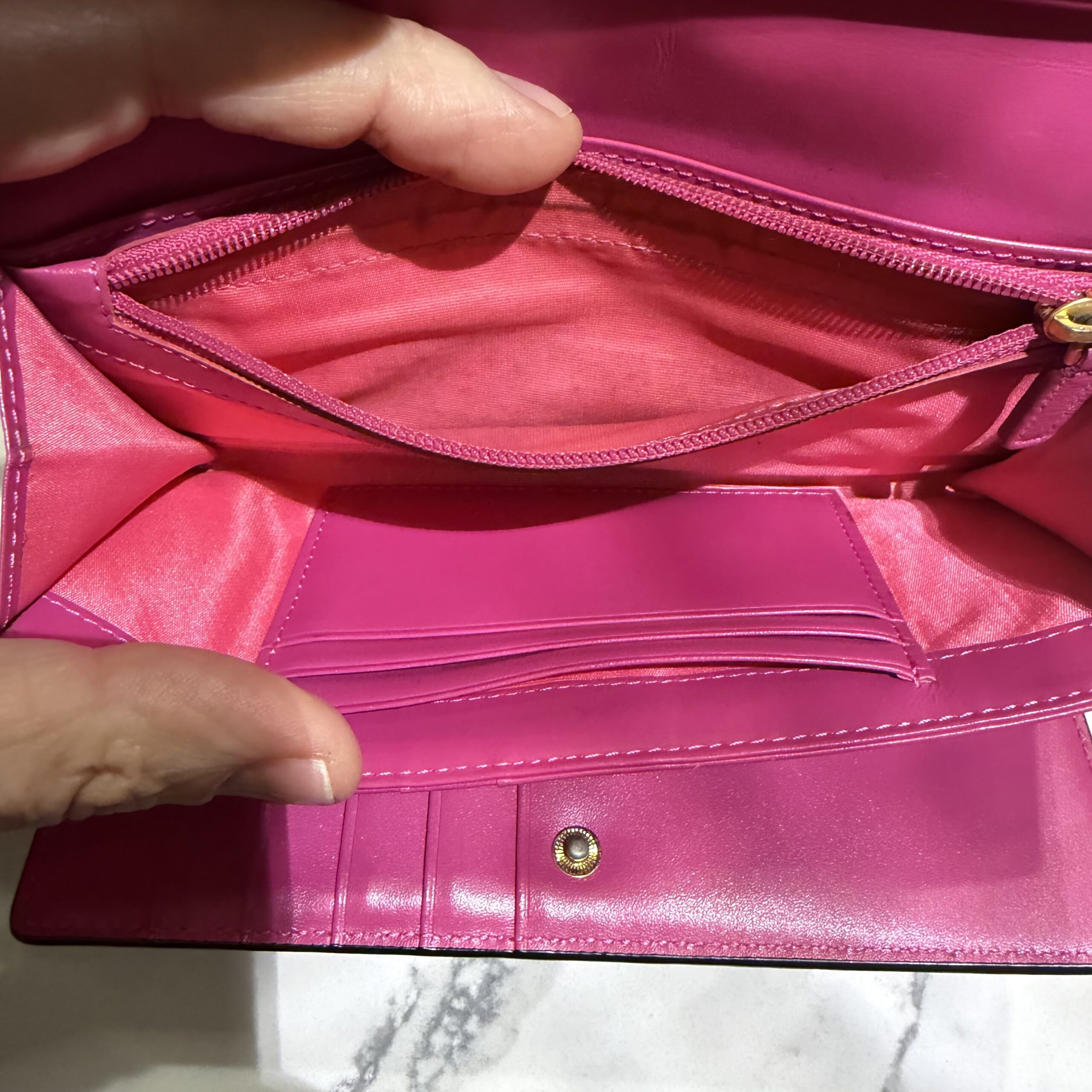 MCM Mina Trifold Wallet - Image 3