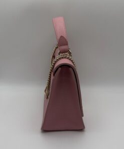 Alternative view of Furla Bella Mini Top Handle Leather Crossbody Bag - Quarzo Rosa Pink 