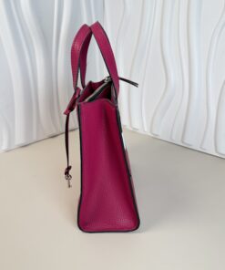 Marc Jacobs Mini Grind Leather Tote Handbag in "Lipstick Pink" - Image 5