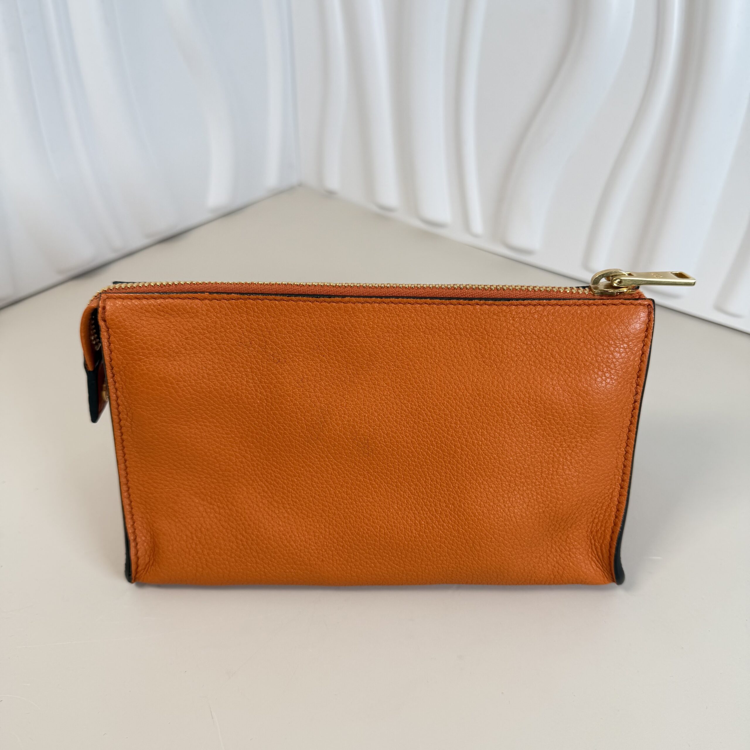 Prada Vitello Daino Leather Cosmetic Pouch - Image 2