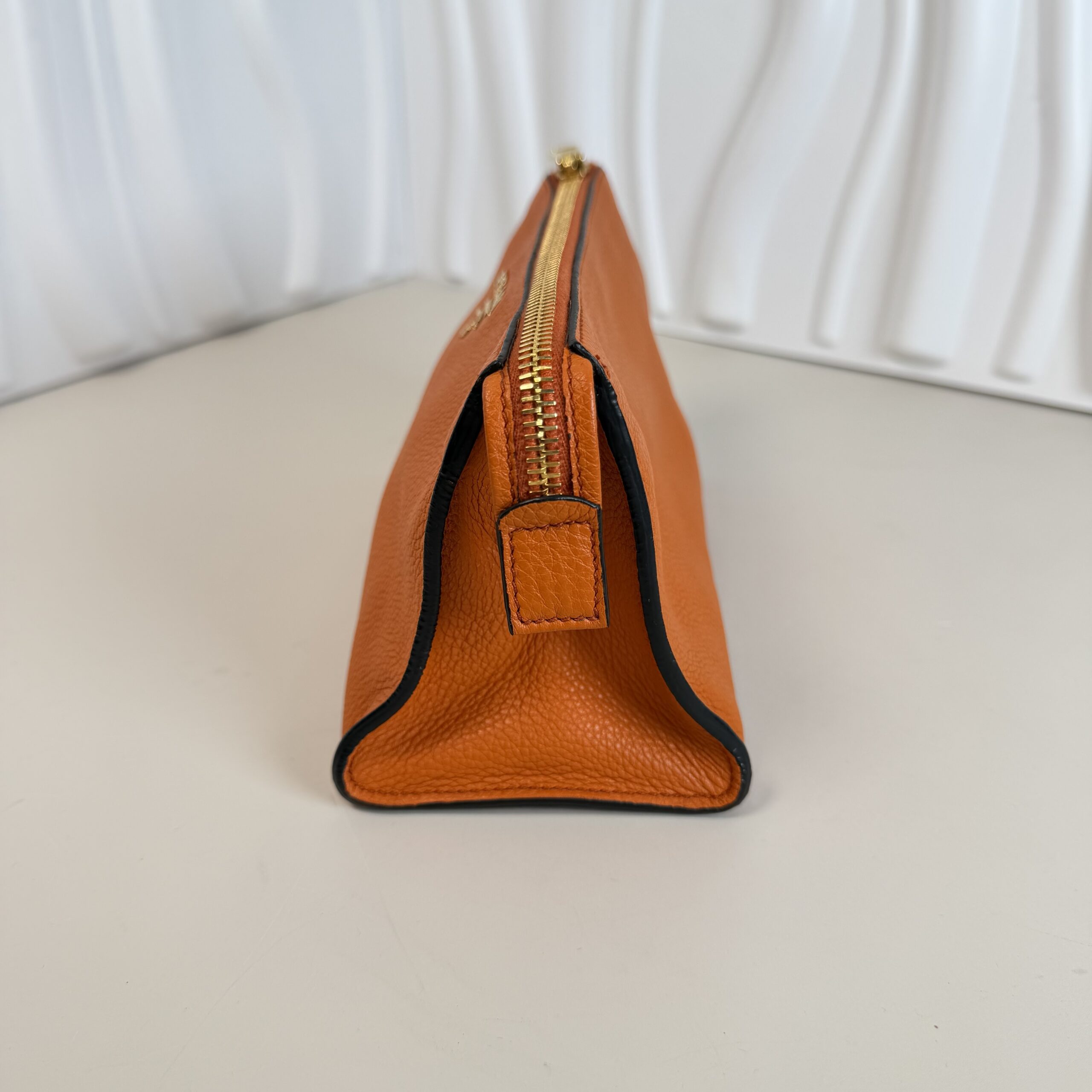 Prada Vitello Daino Leather Cosmetic Pouch - Image 4